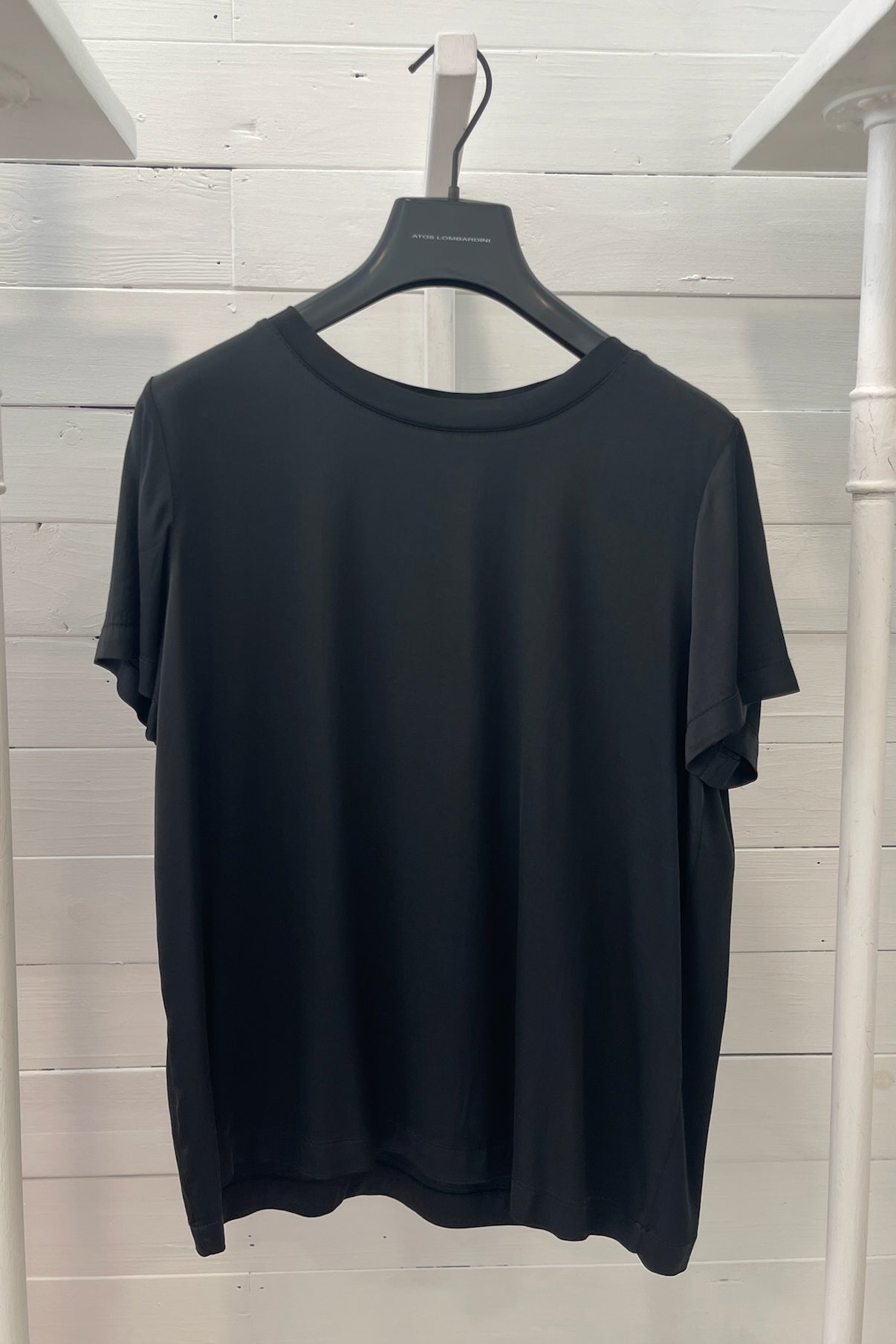 T-shirt minimal in viscosa