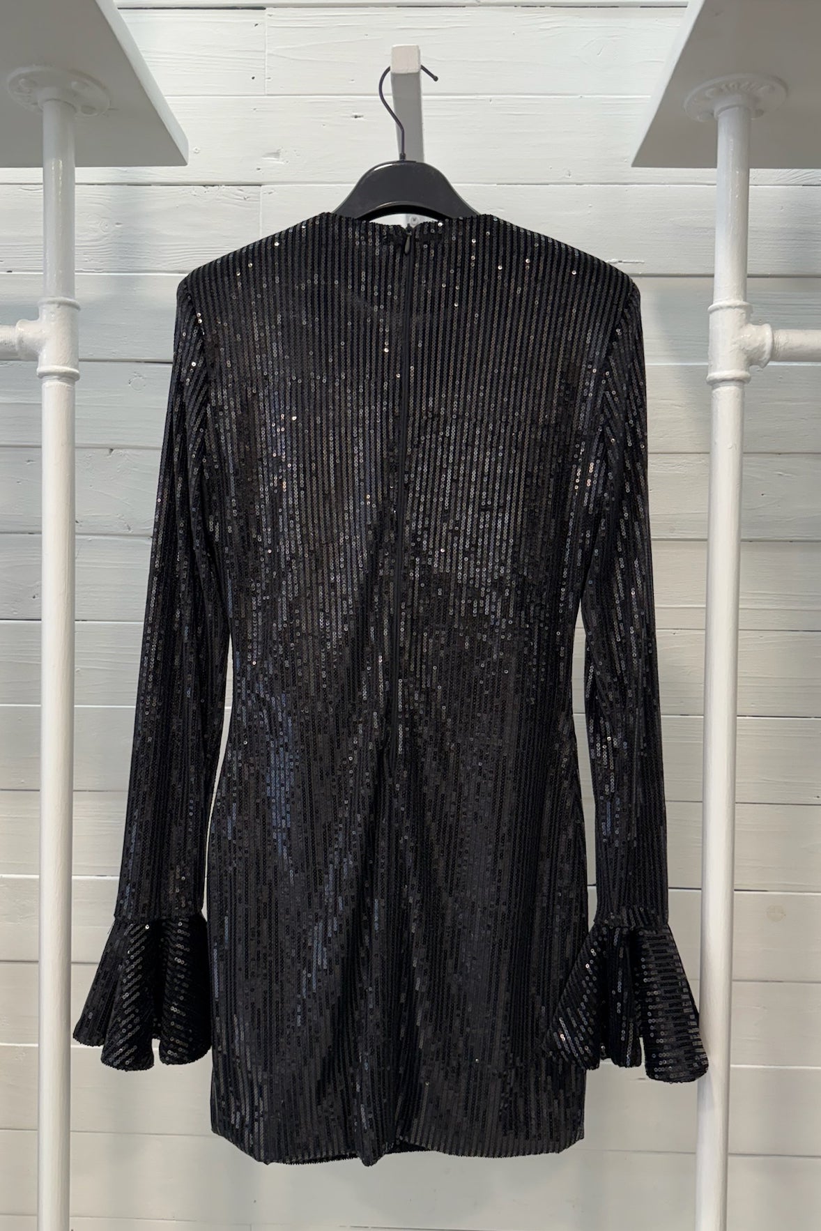 Abito corto in paillettes