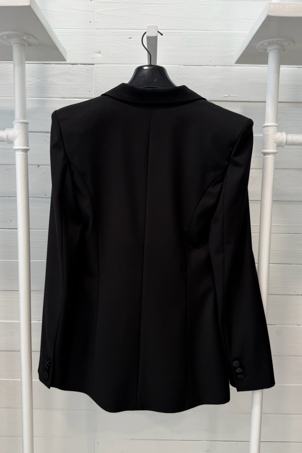 Giacca con revers in raso