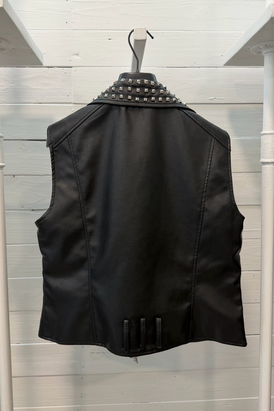 Gilet chiodo in ecopelle