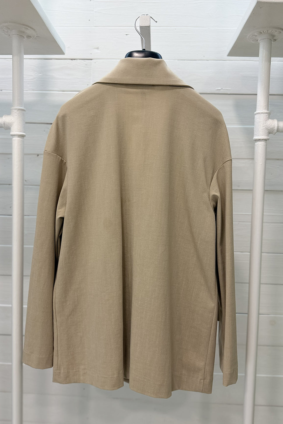 Blazer beige doppiopetto