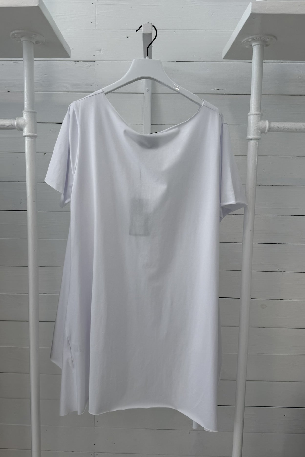 Maglia Asimmetrica in Jersey di Cotone