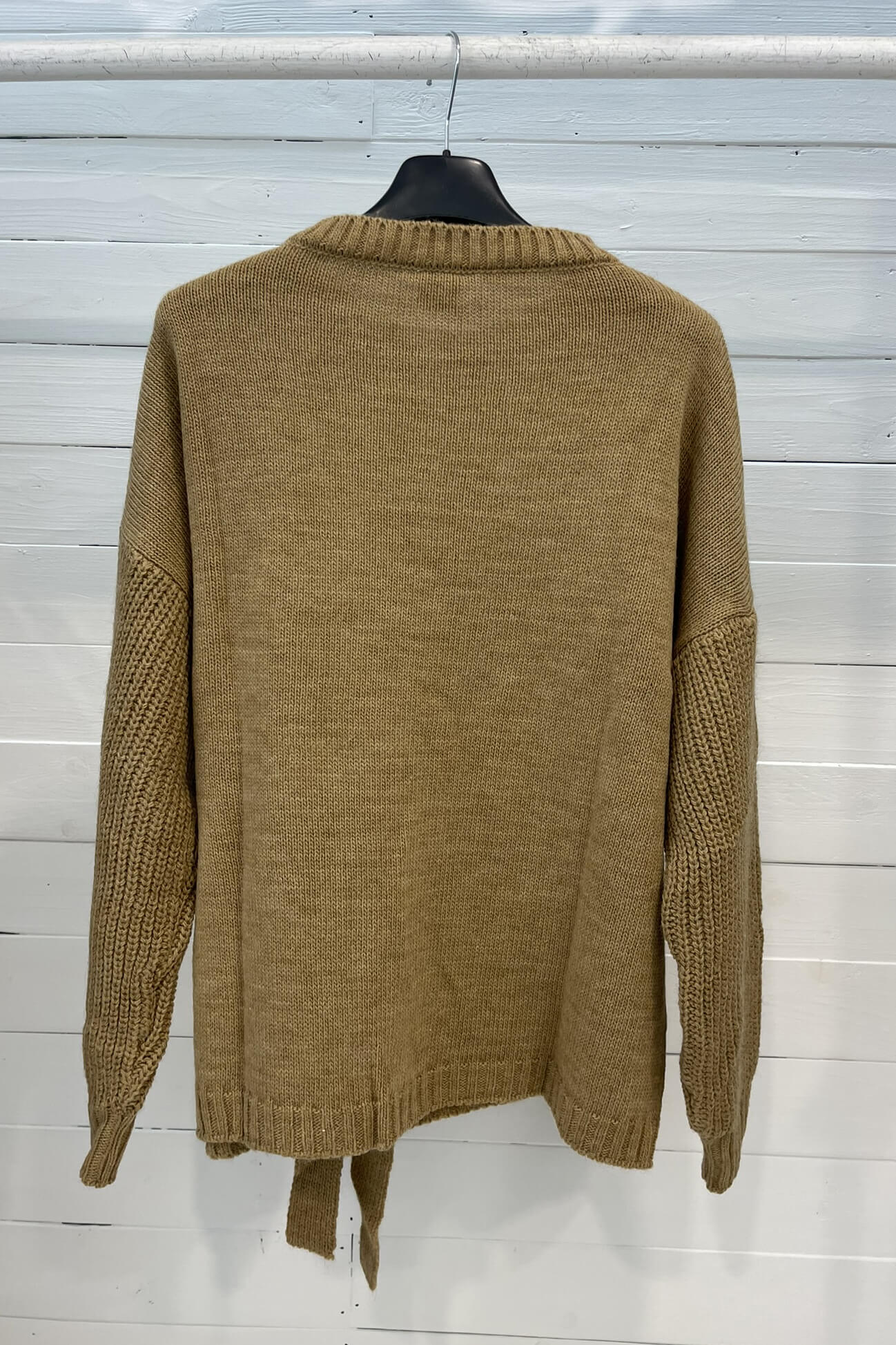 Maglione con Cintura Bicolor