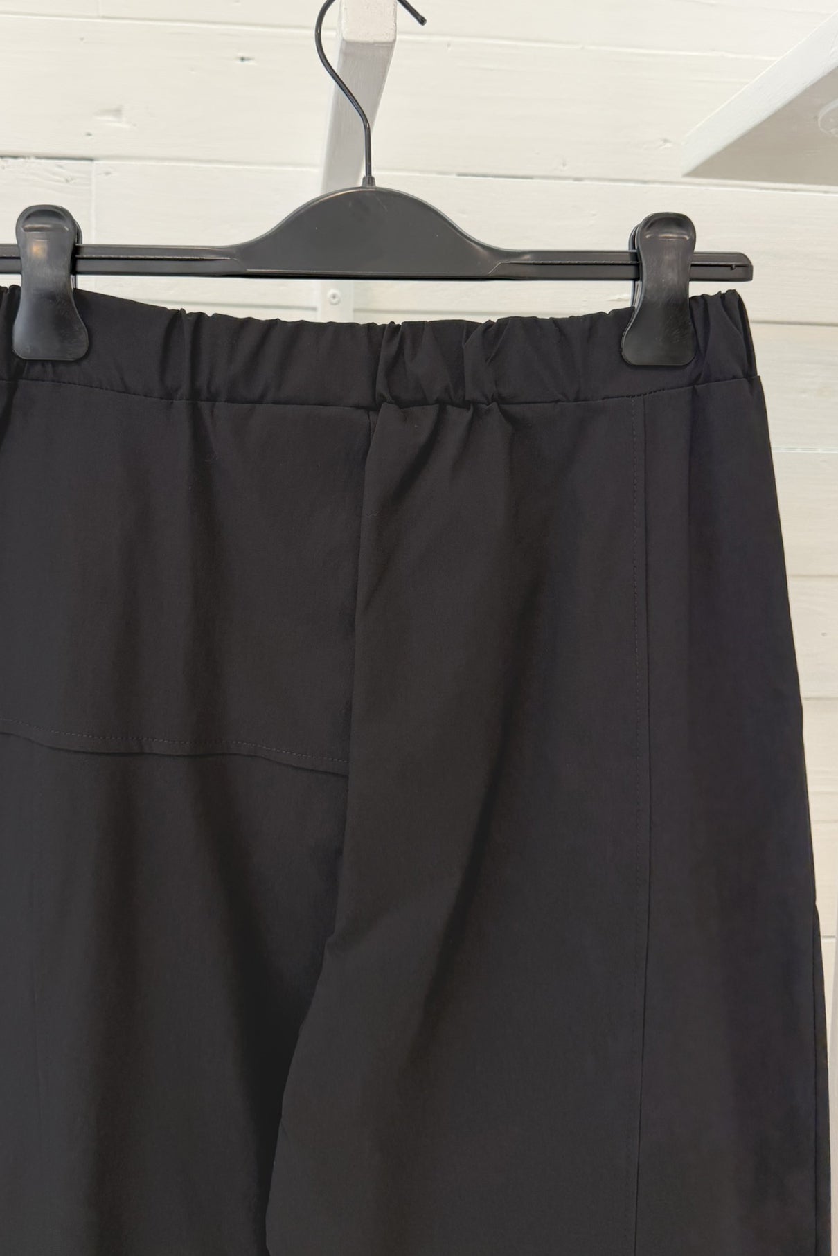 Pantalone balloon in bengalina con vita elasticizzata