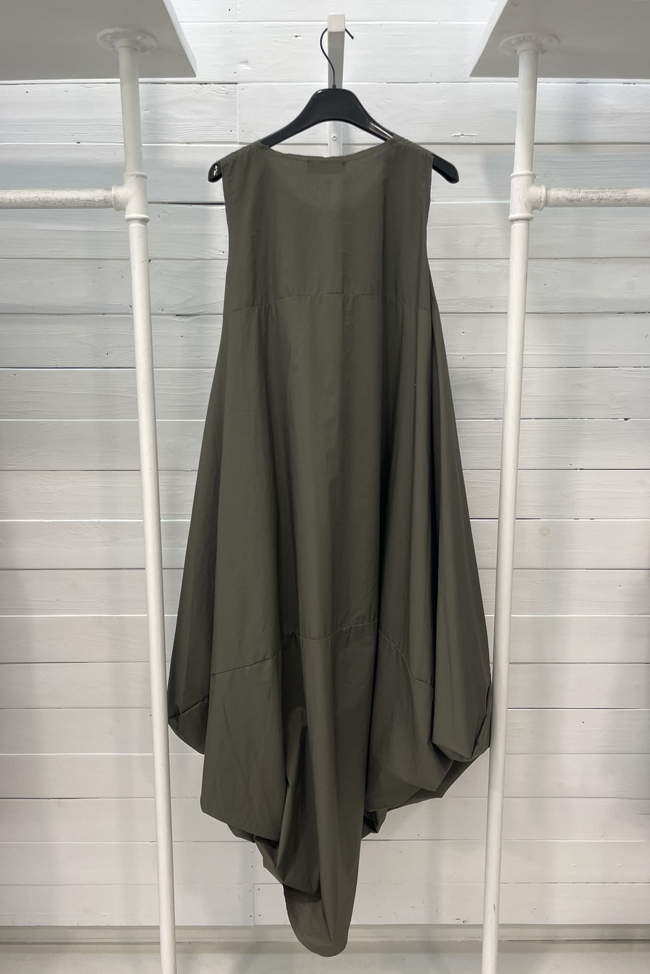 Abito asimmetrico in cotone