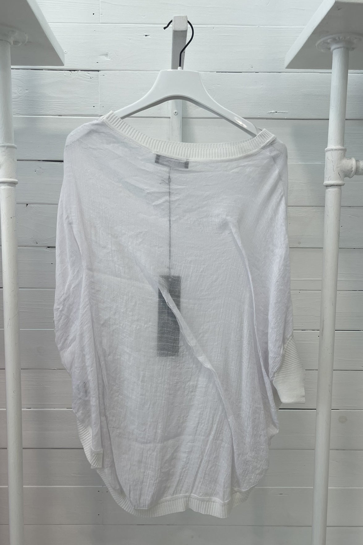 Maglia a pipistrello in viscosa