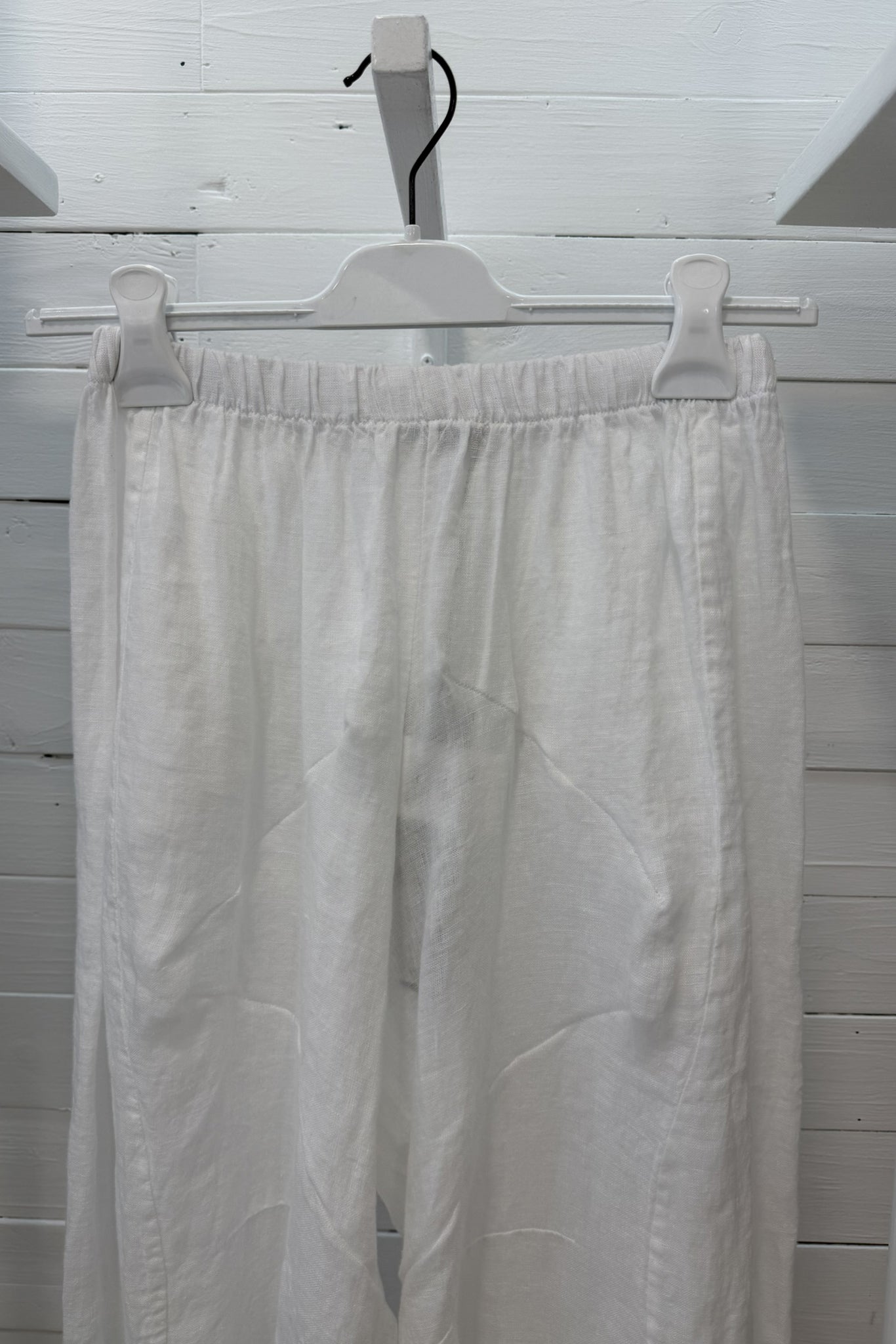 Pantalone balloon in lino