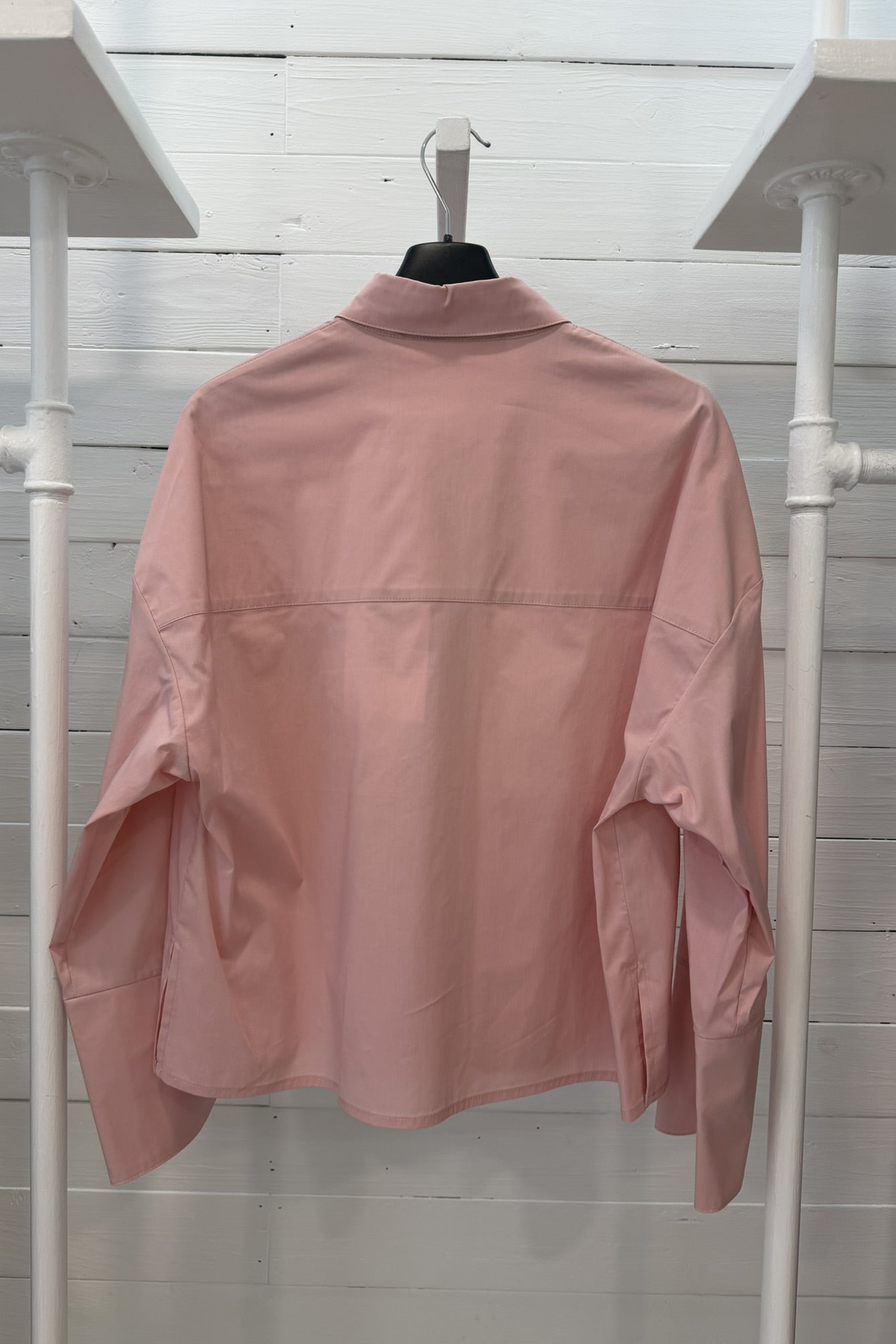 Camicia over in cotone stretch