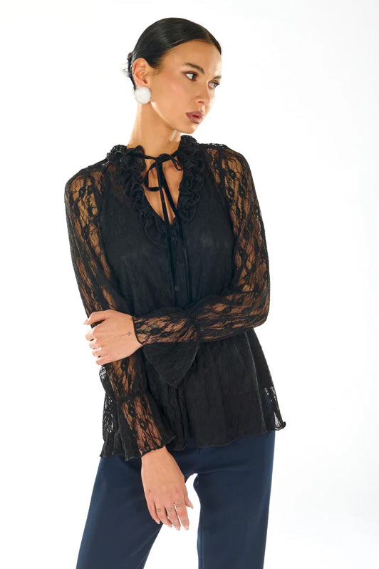 Blusa in pizzo