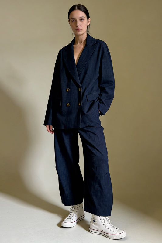 Pantalone in tessuto fluido