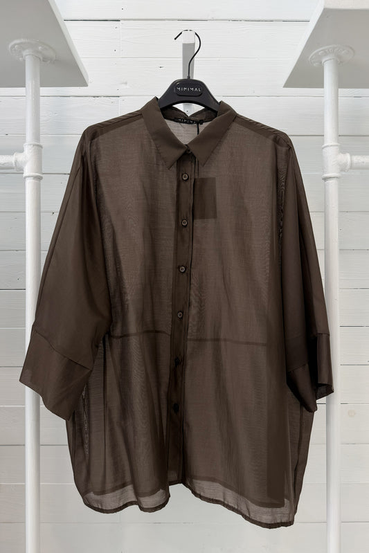 Camicia fluida moro in lyocell