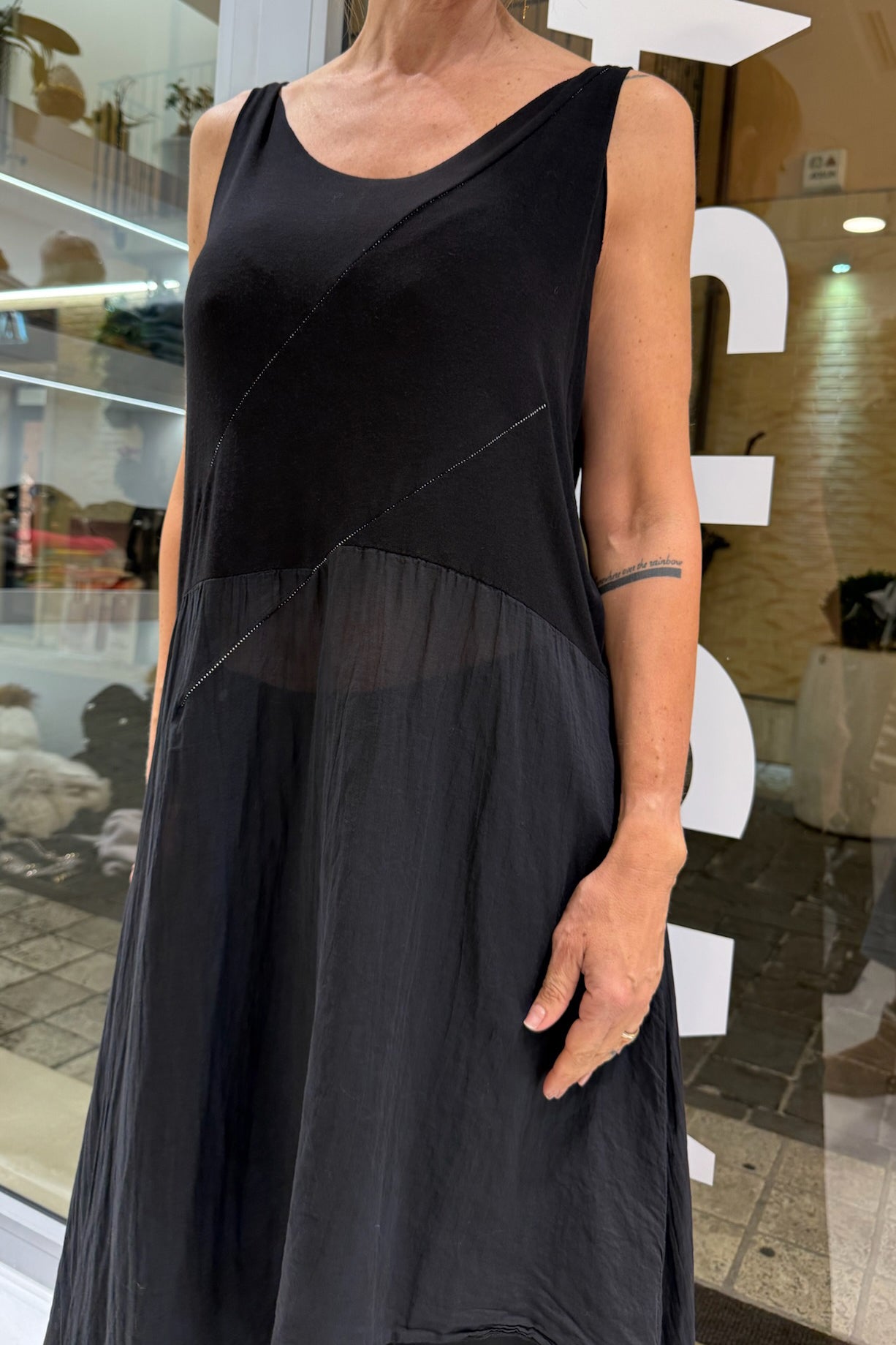 Maglia lunga in viscosa