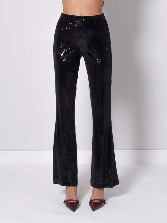 Pantalone con paillettes