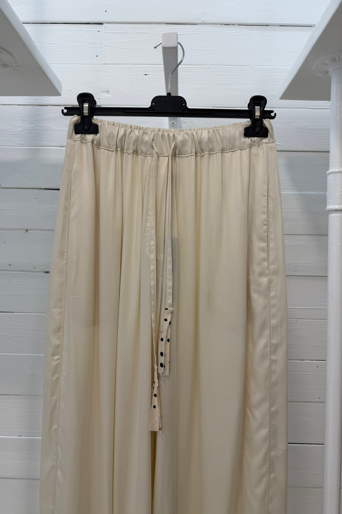 Pantalone in viscosa con coulisse