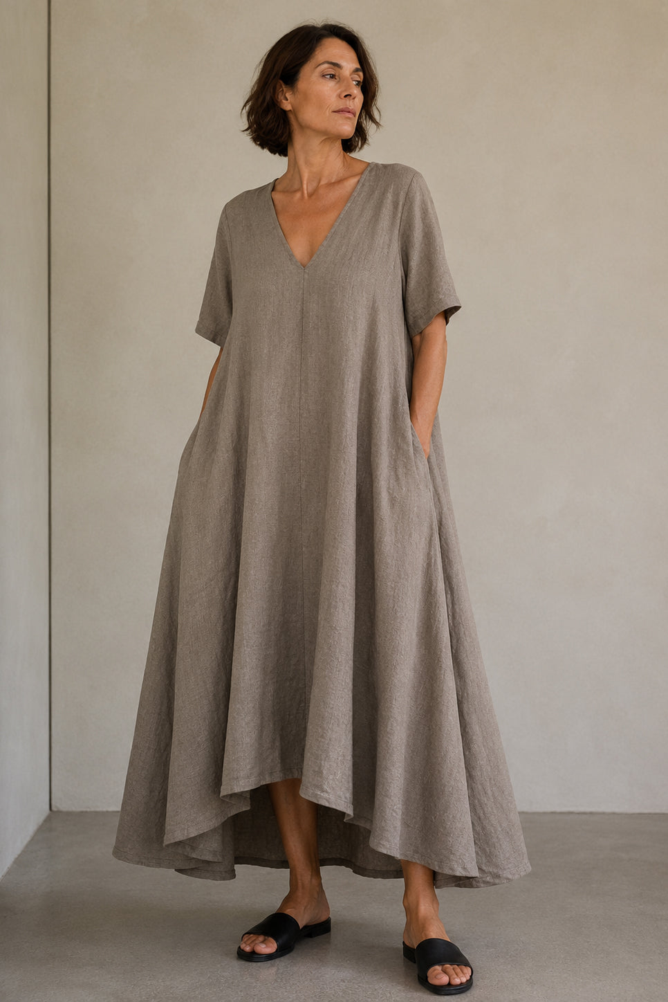 Abito oversize 100% Lino