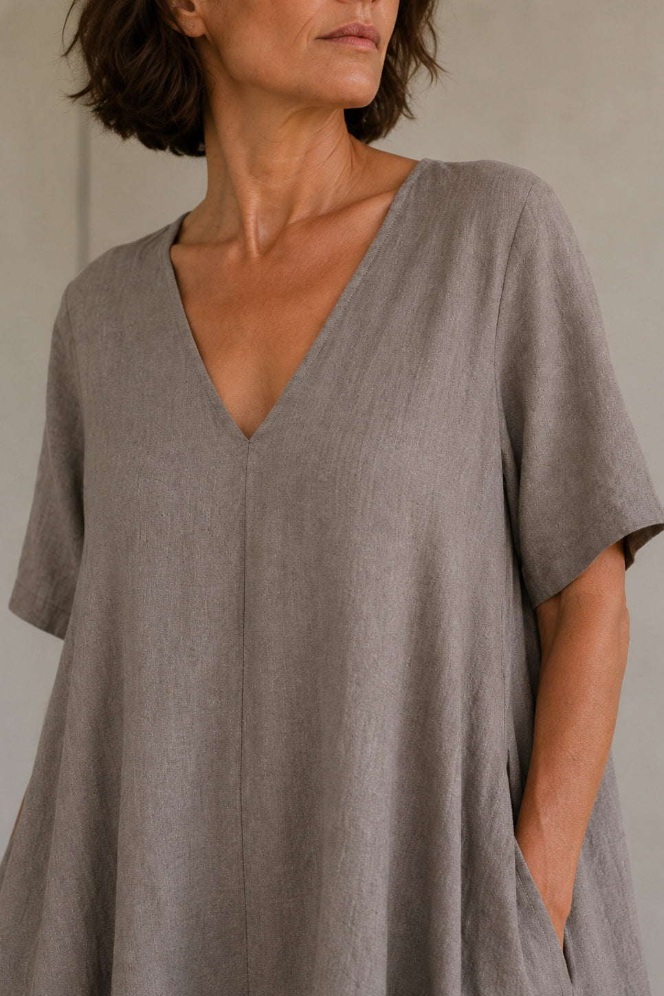 Abito oversize 100% Lino