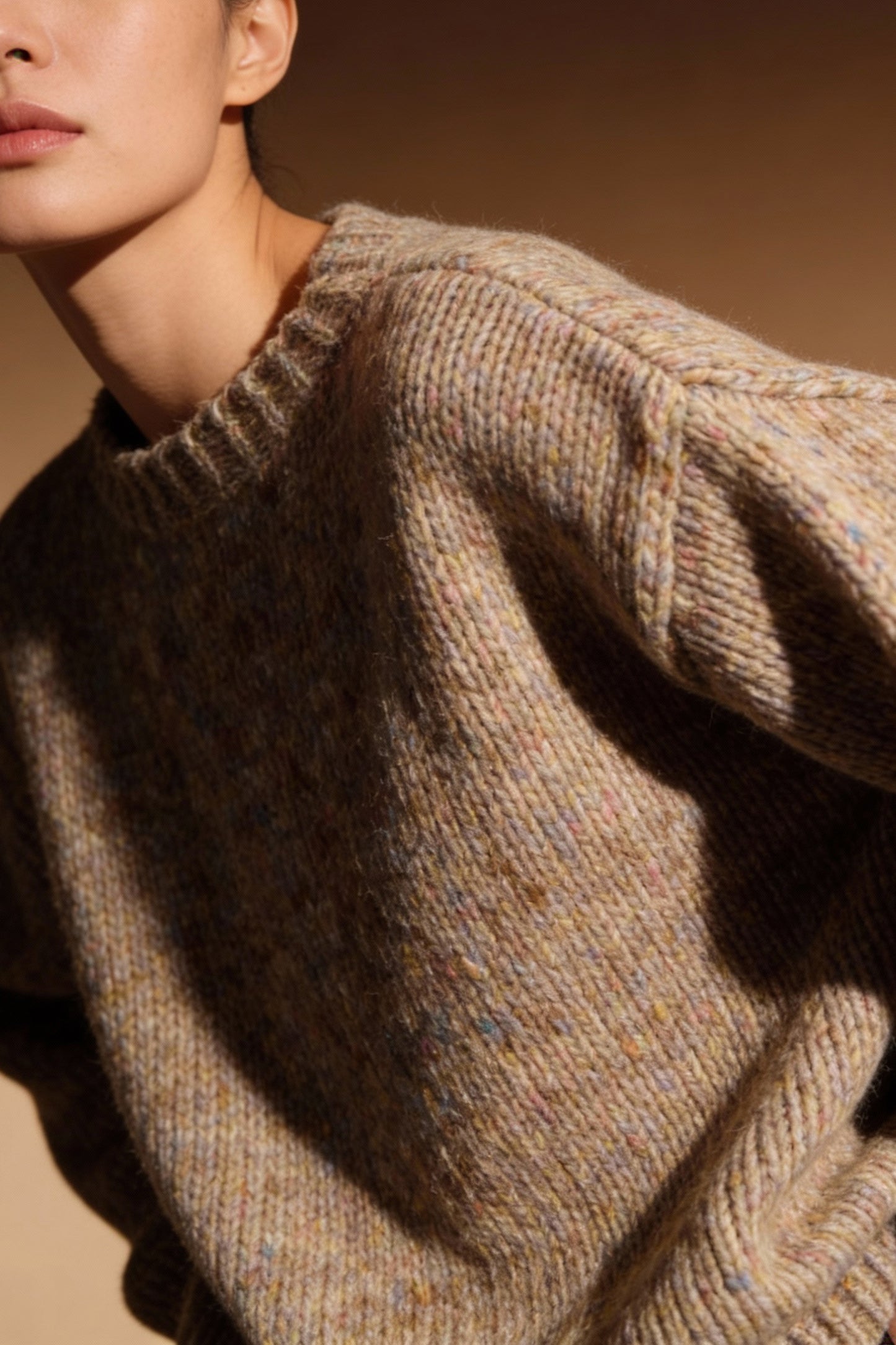 Maglioncino trama multicolor