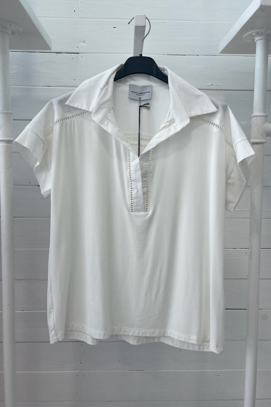 Blusa con colletto