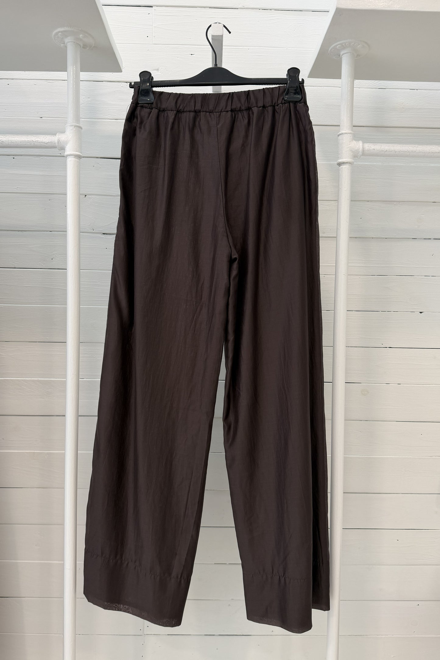 Pantalone fluido doppio tessuto