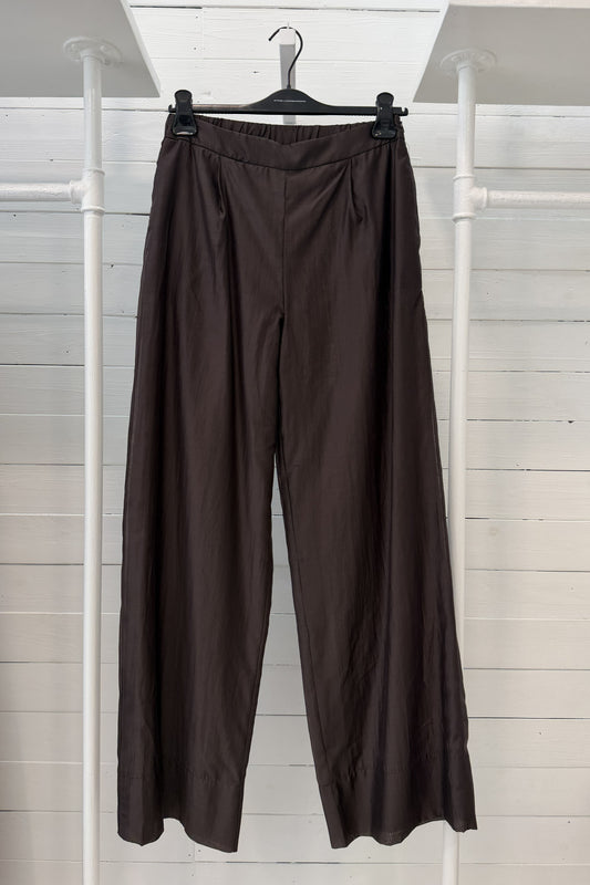 Pantalone fluido doppio tessuto