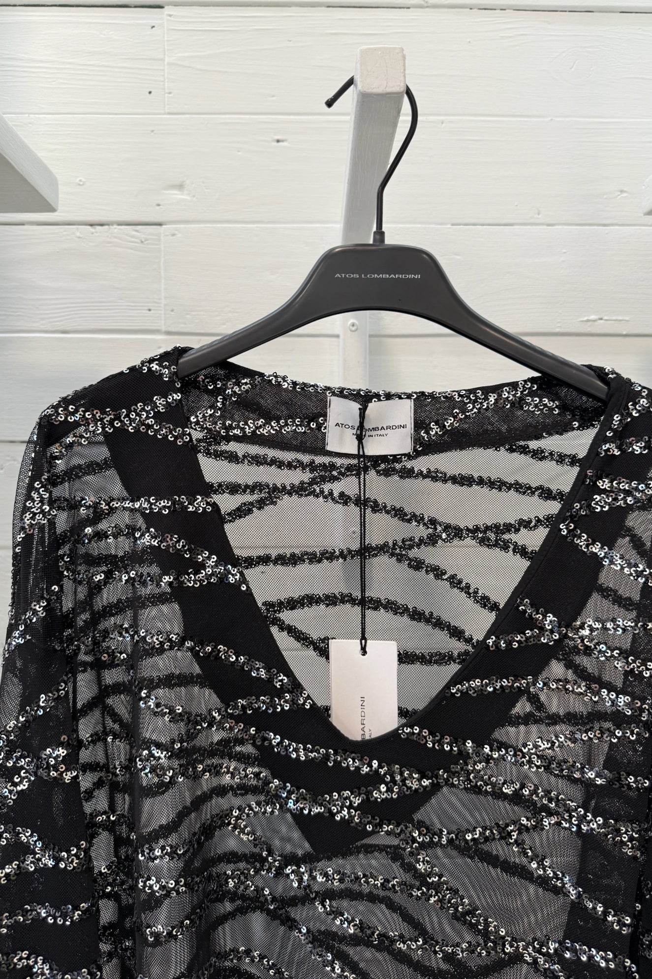Blusa con paillettes
