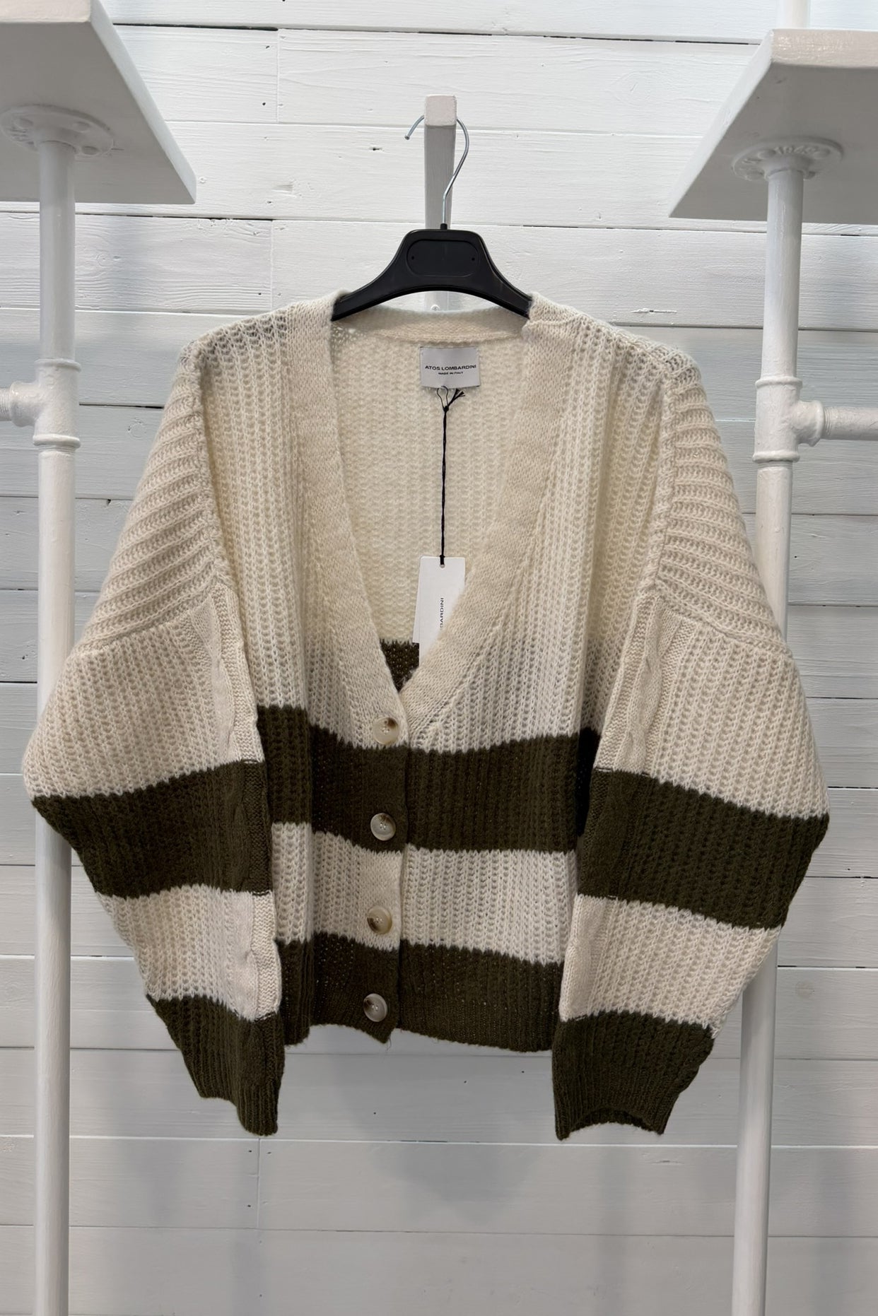 Cardigan bicolor