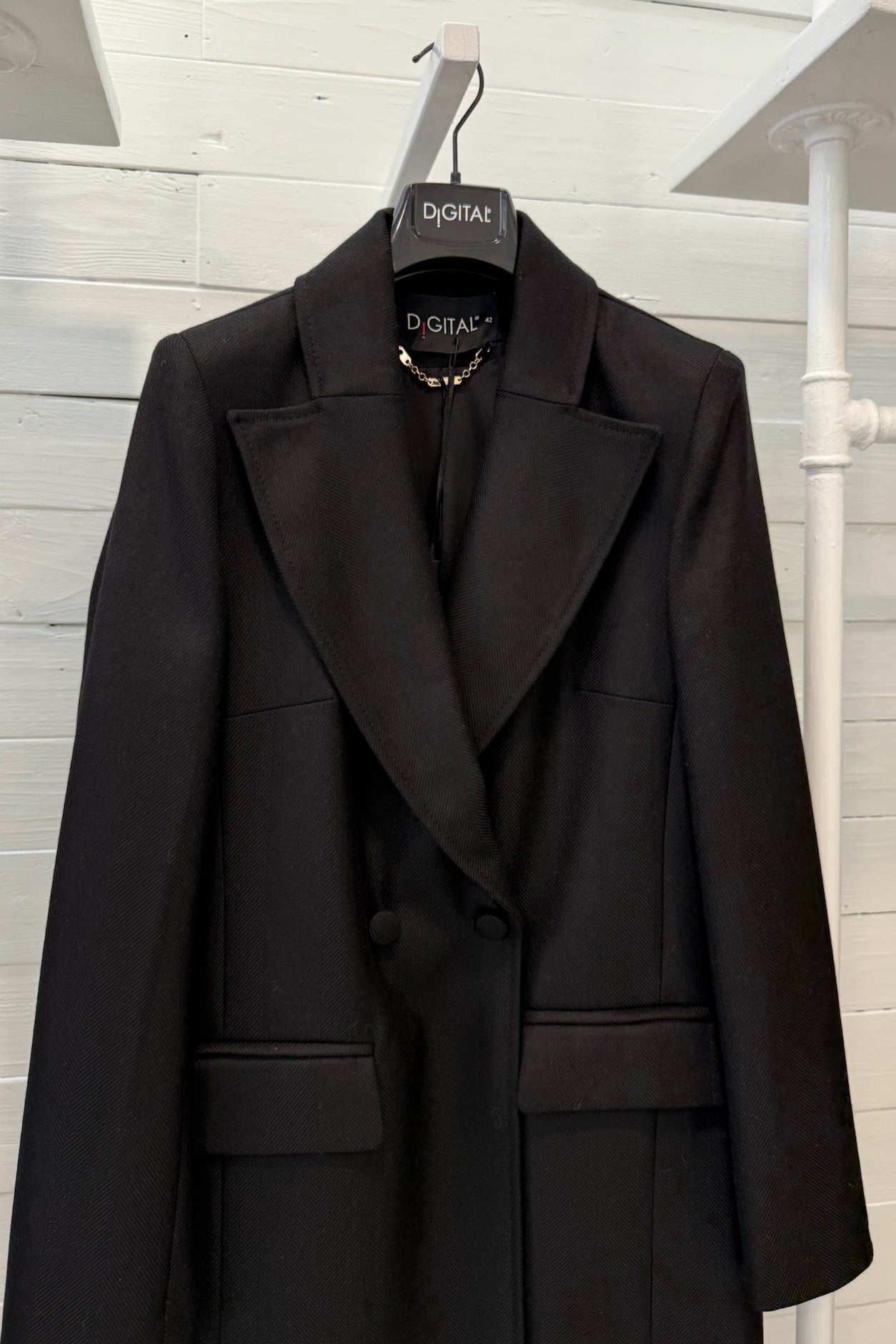 Cappotto doppio petto a lancia