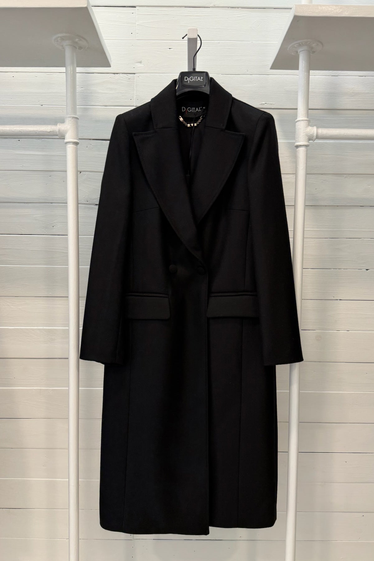 Cappotto doppio petto a lancia