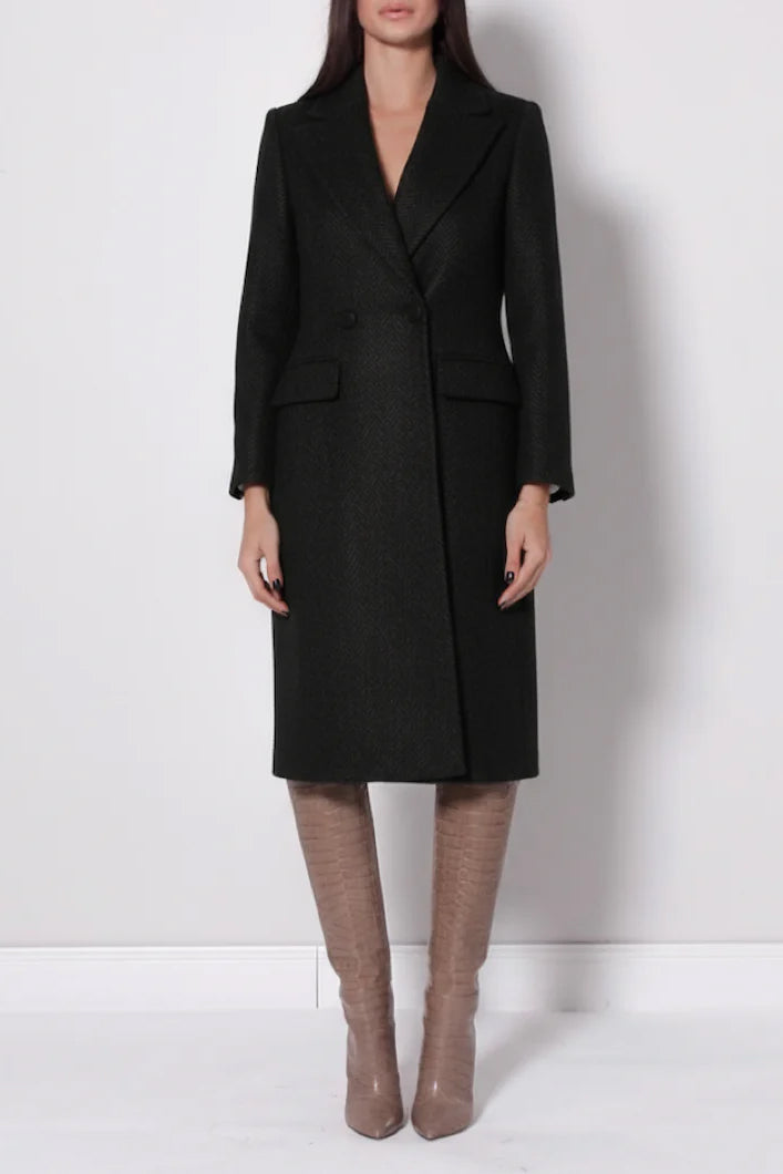 Cappotto doppio petto a lancia