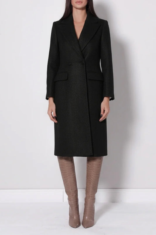 Cappotto doppio petto a lancia