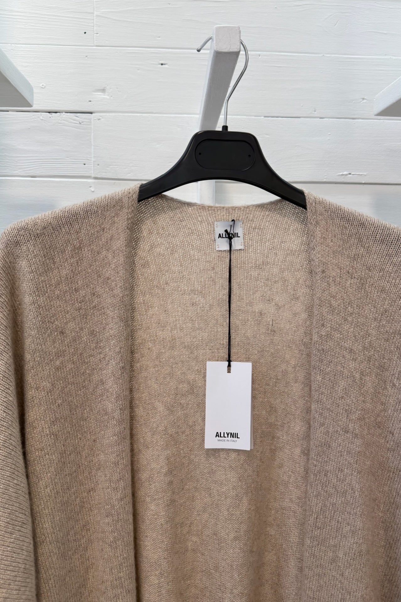 Cardigan in lana e viscosa