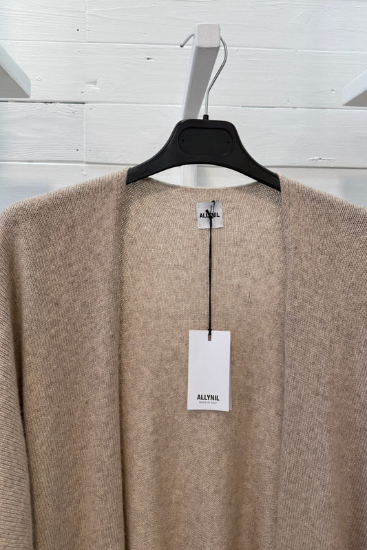 Cardigan in lana e viscosa