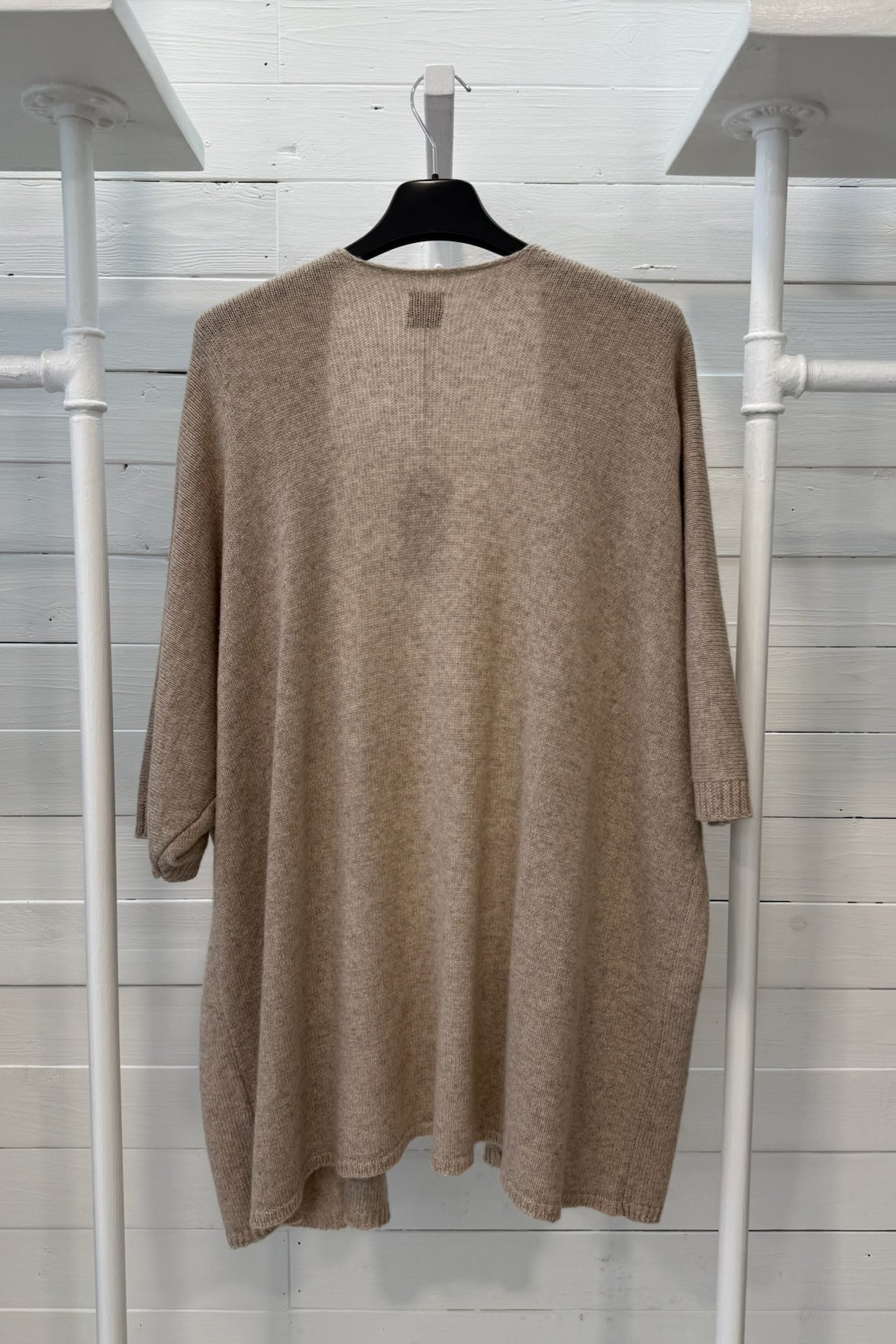 Cardigan in lana e viscosa