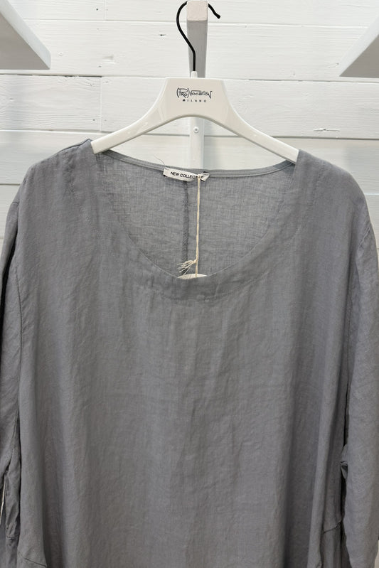 Casacca oversize 100% lino