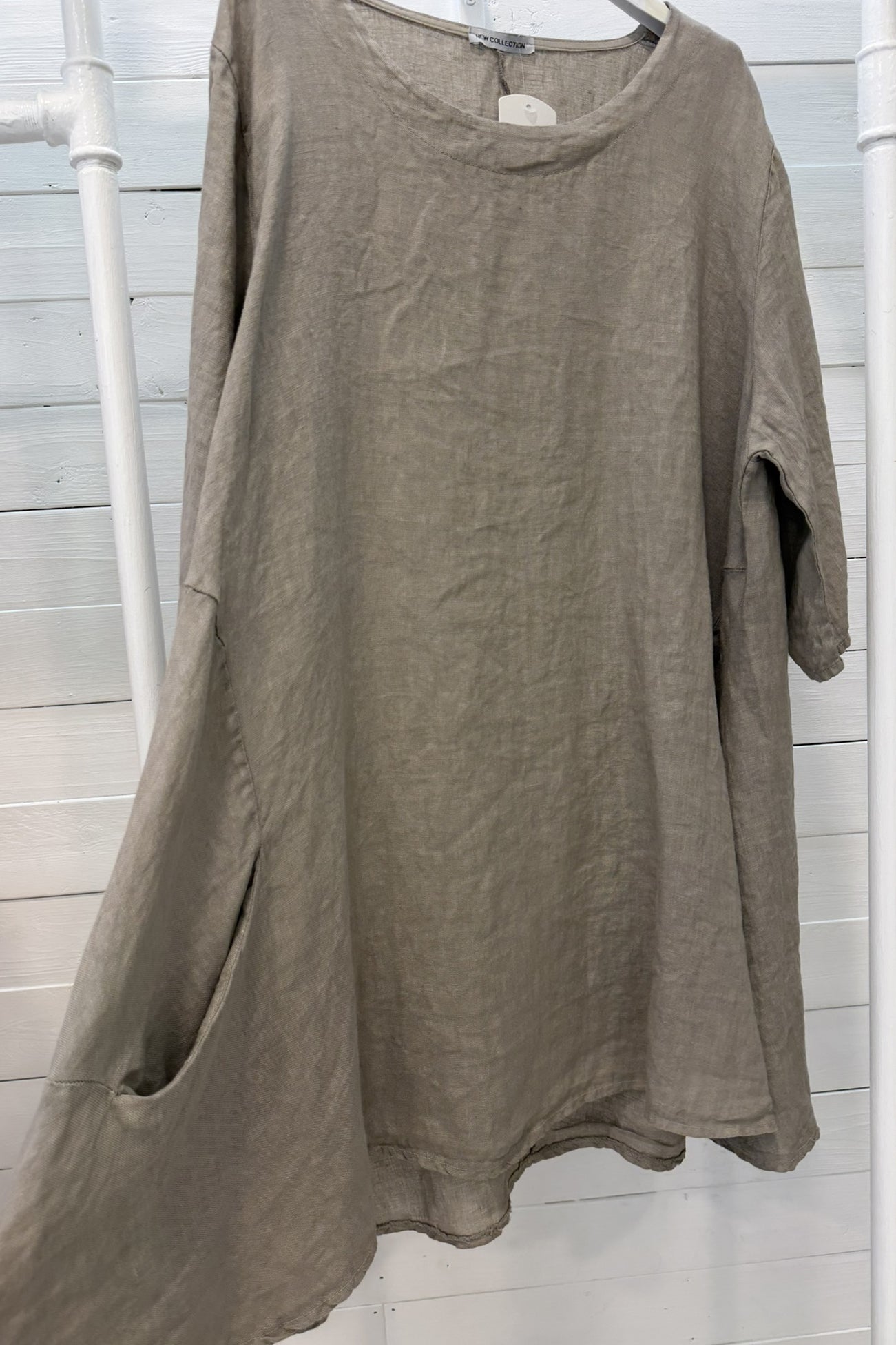 Casacca oversize 100% lino
