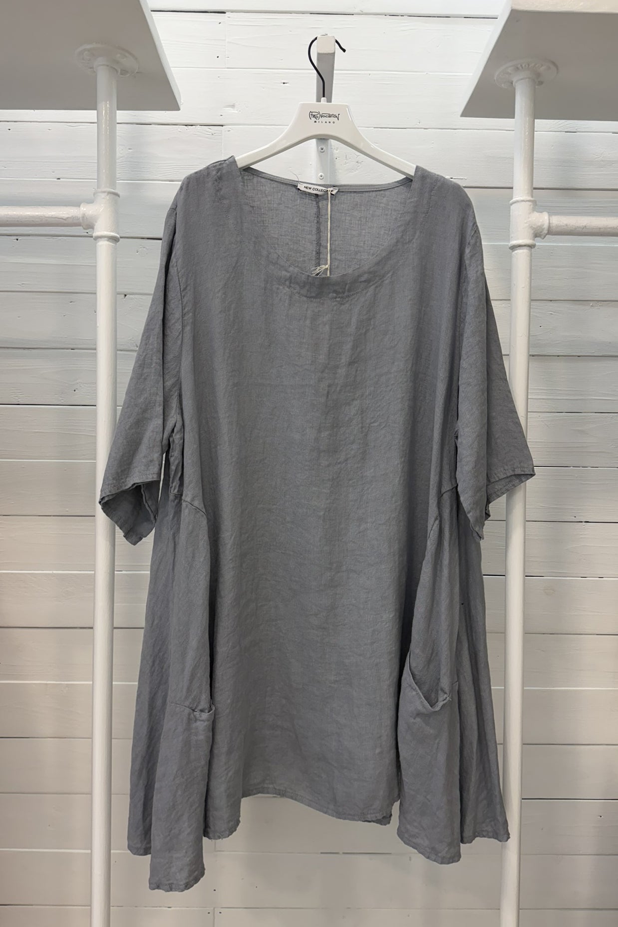 Casacca oversize 100% lino