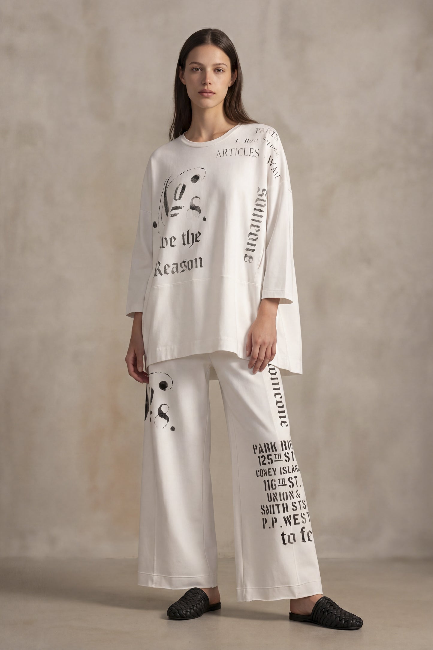 Pantalone stampa grafica