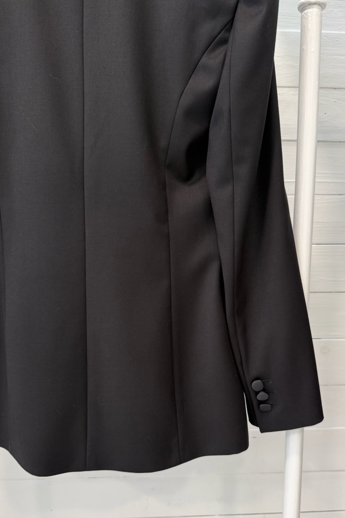 Giacca con revers in raso