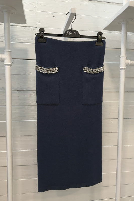 Gonna dettagli gioiello