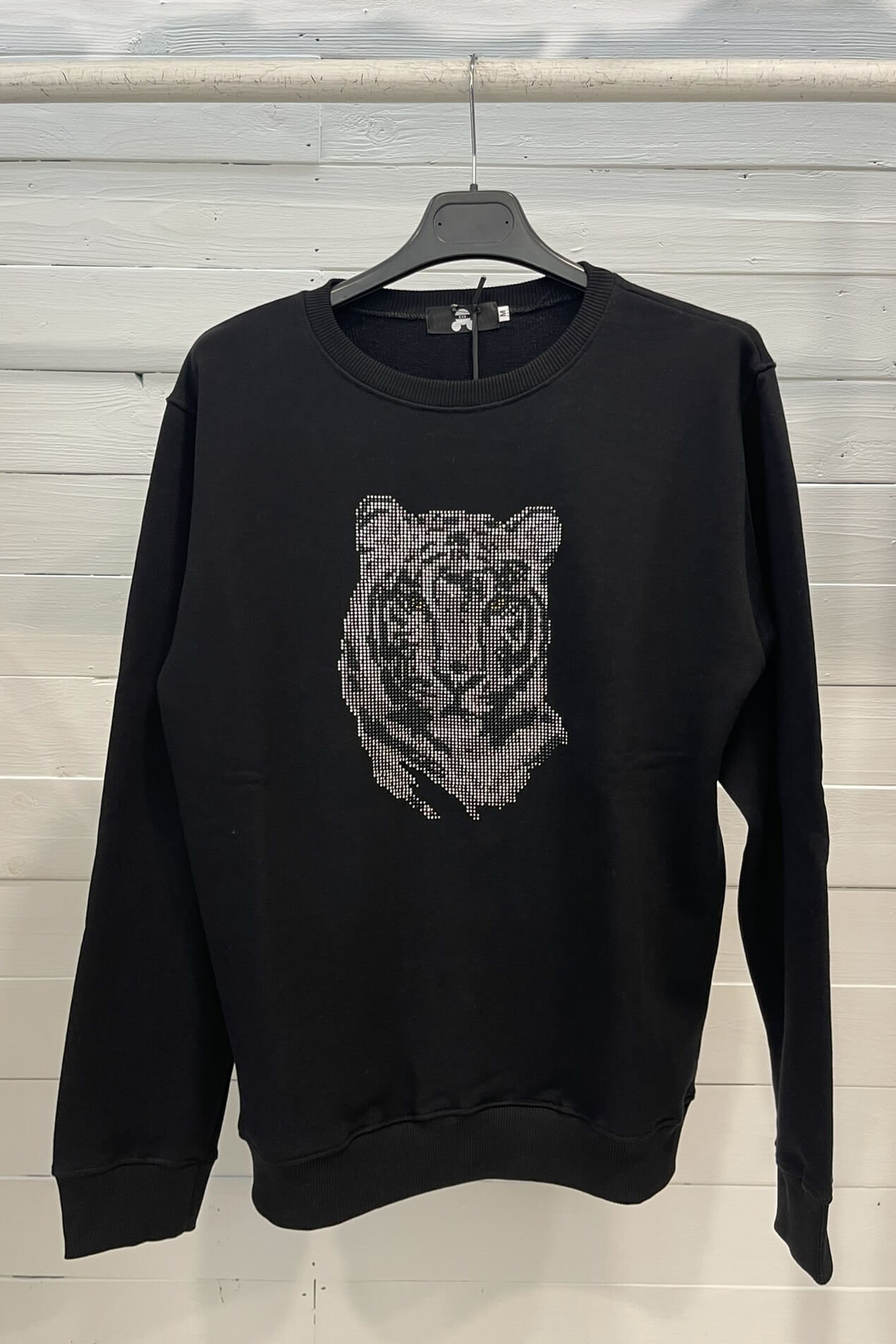 Felpa con stampa tigre