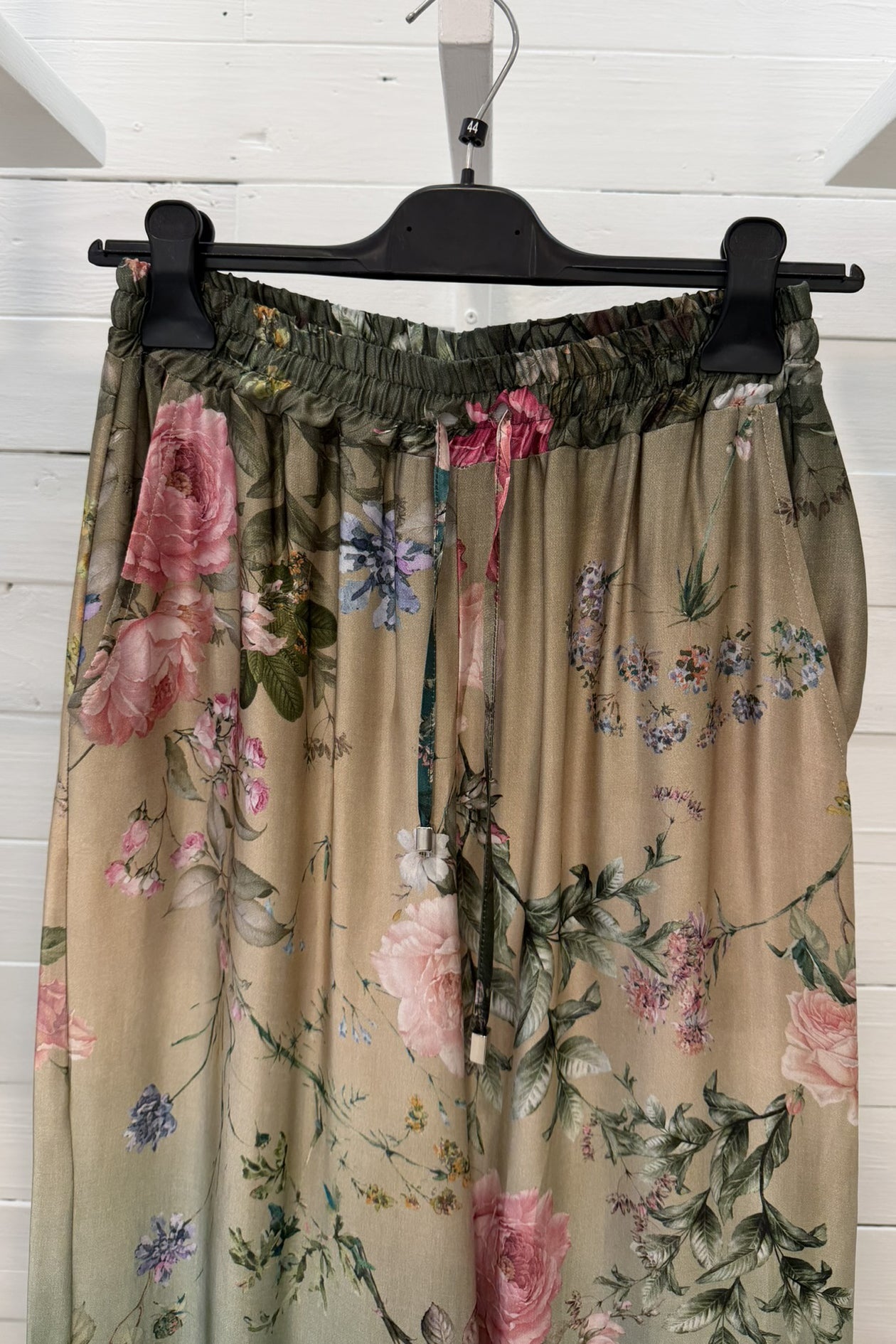 Pantalone floreale in viscosa
