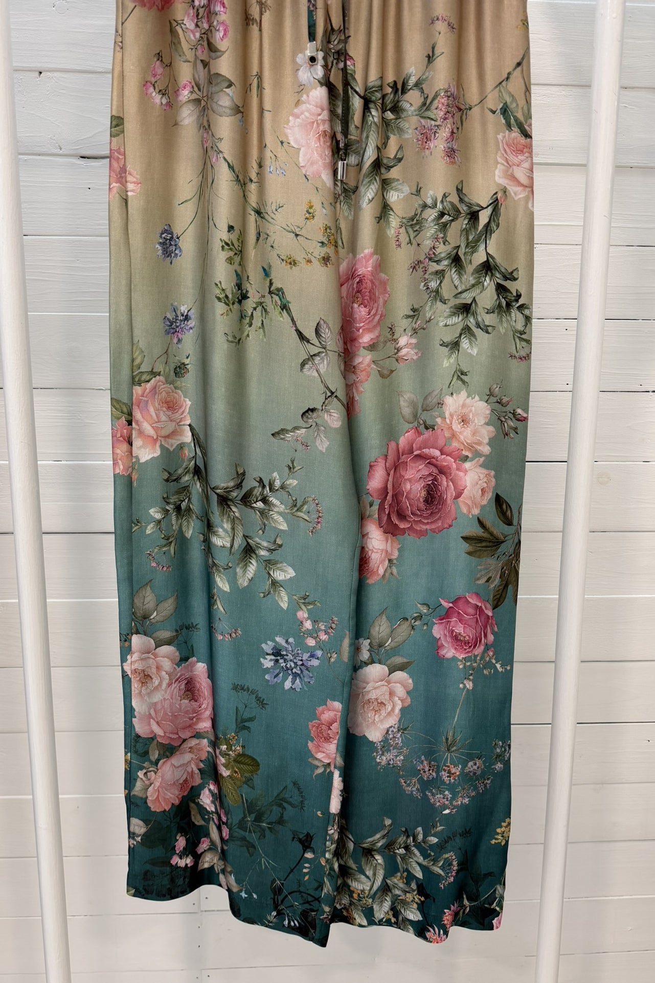 Pantalone floreale in viscosa