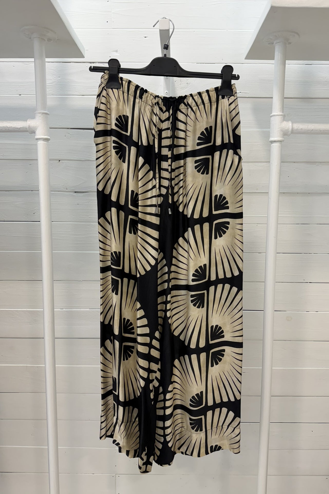 Pantalone palazzo fantasia grafica