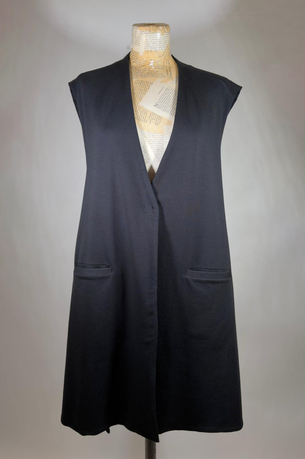 Gilet Lungo in Felpa