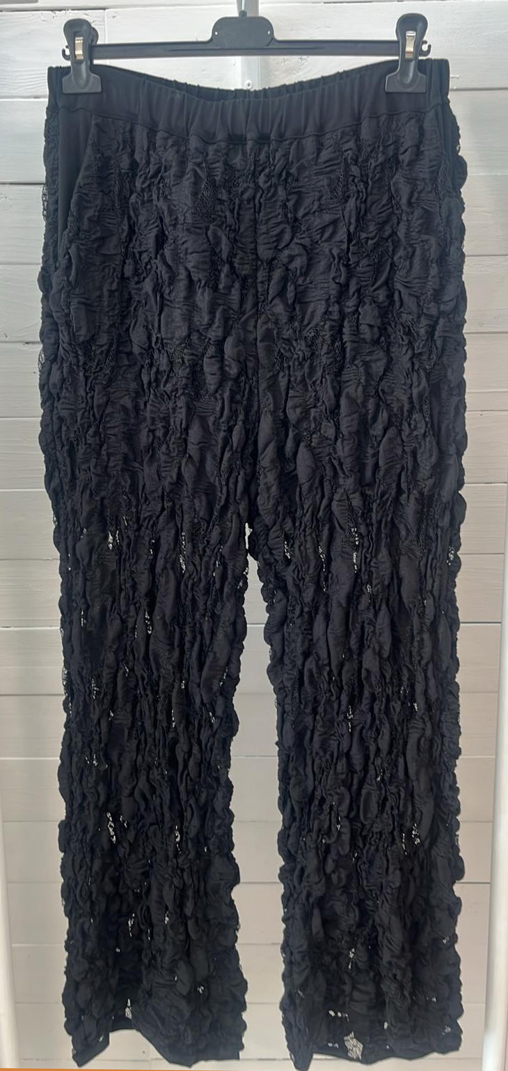 Pantalone in pizzo strutturato