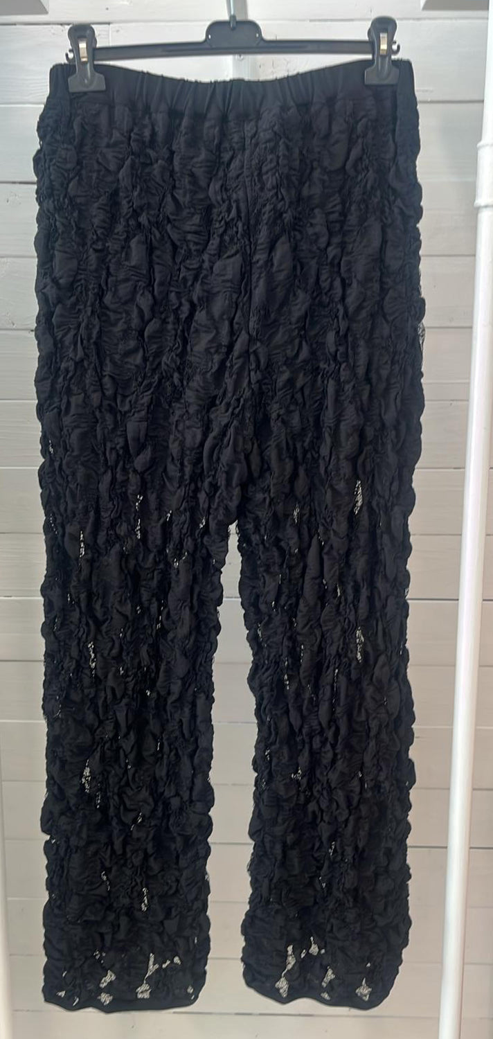 Pantalone in pizzo strutturato