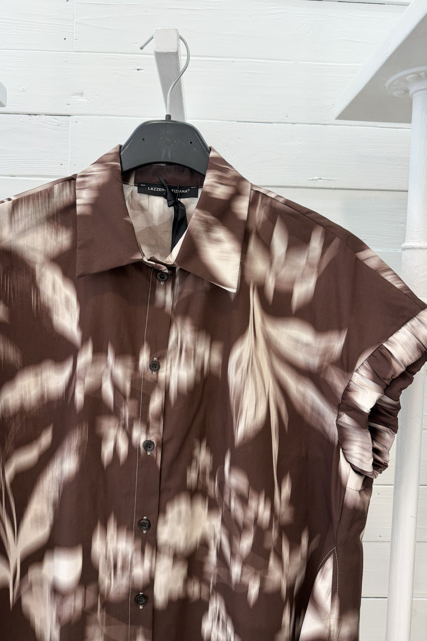 Camicia motivo tridimensionale