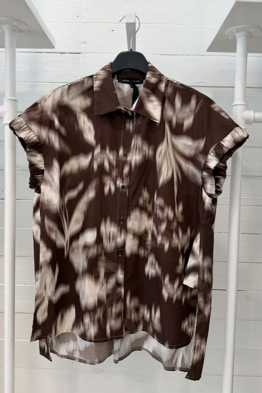 Camicia motivo tridimensionale