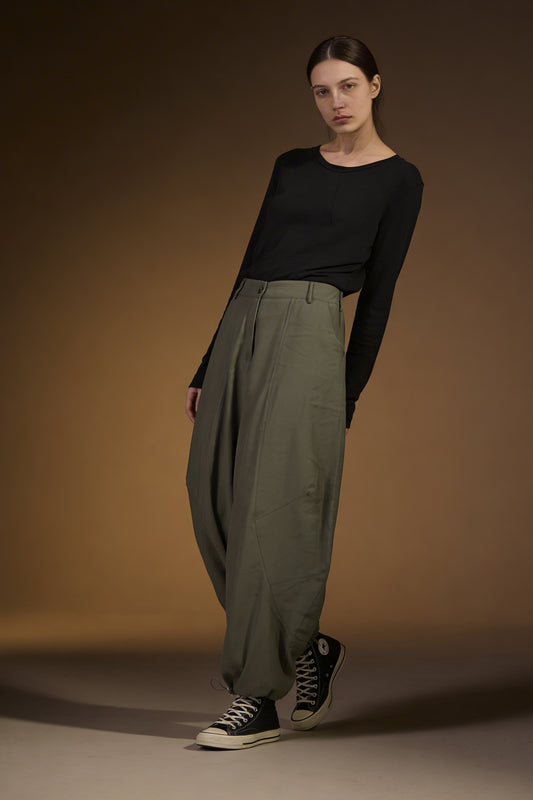 Pantalone balloon con coulisse