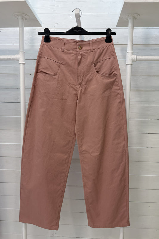 Pantalone cropped in cotone